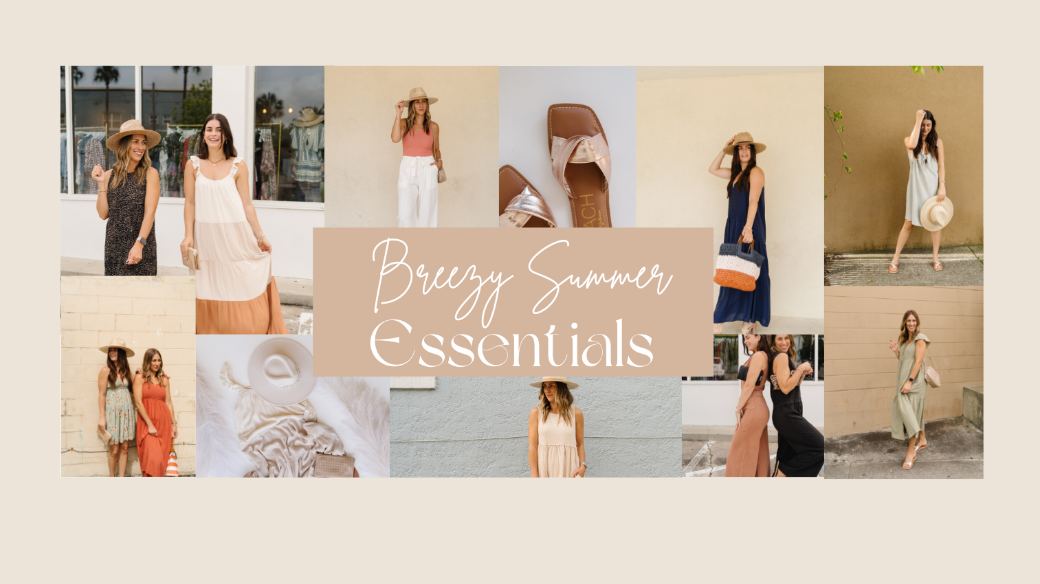 Warmer days are ahead of us and we want to keep you looking hot while staying cool! Flowey and lightweight styles are all we are wearing this season!