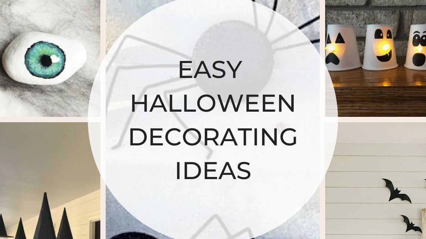 Some Easy Boo-tiful Halloween Decorations
