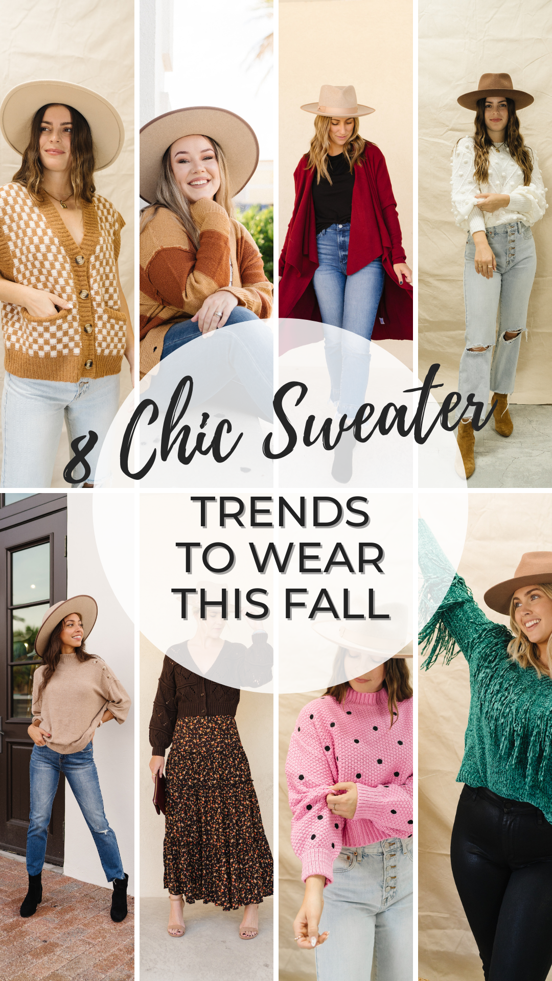 8 Chic Sweater Trends to Wear this Fall