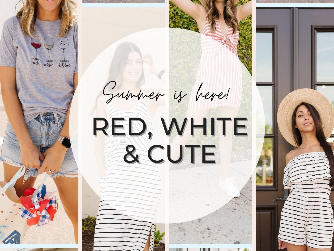 Red, White + Cute: 4th of July Outfit Inspo