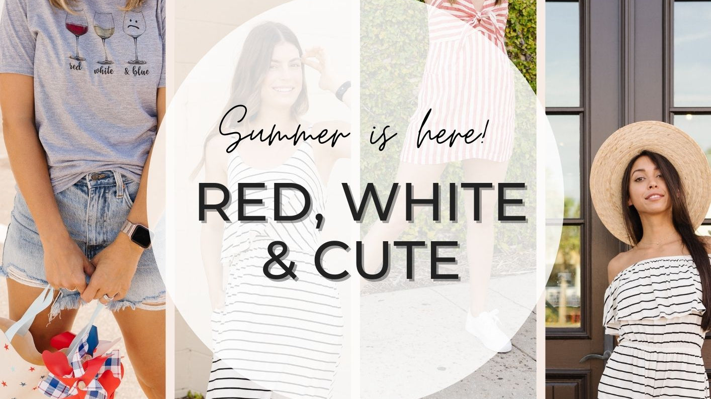 Red, White + Cute: 4th of July Outfit Inspo
