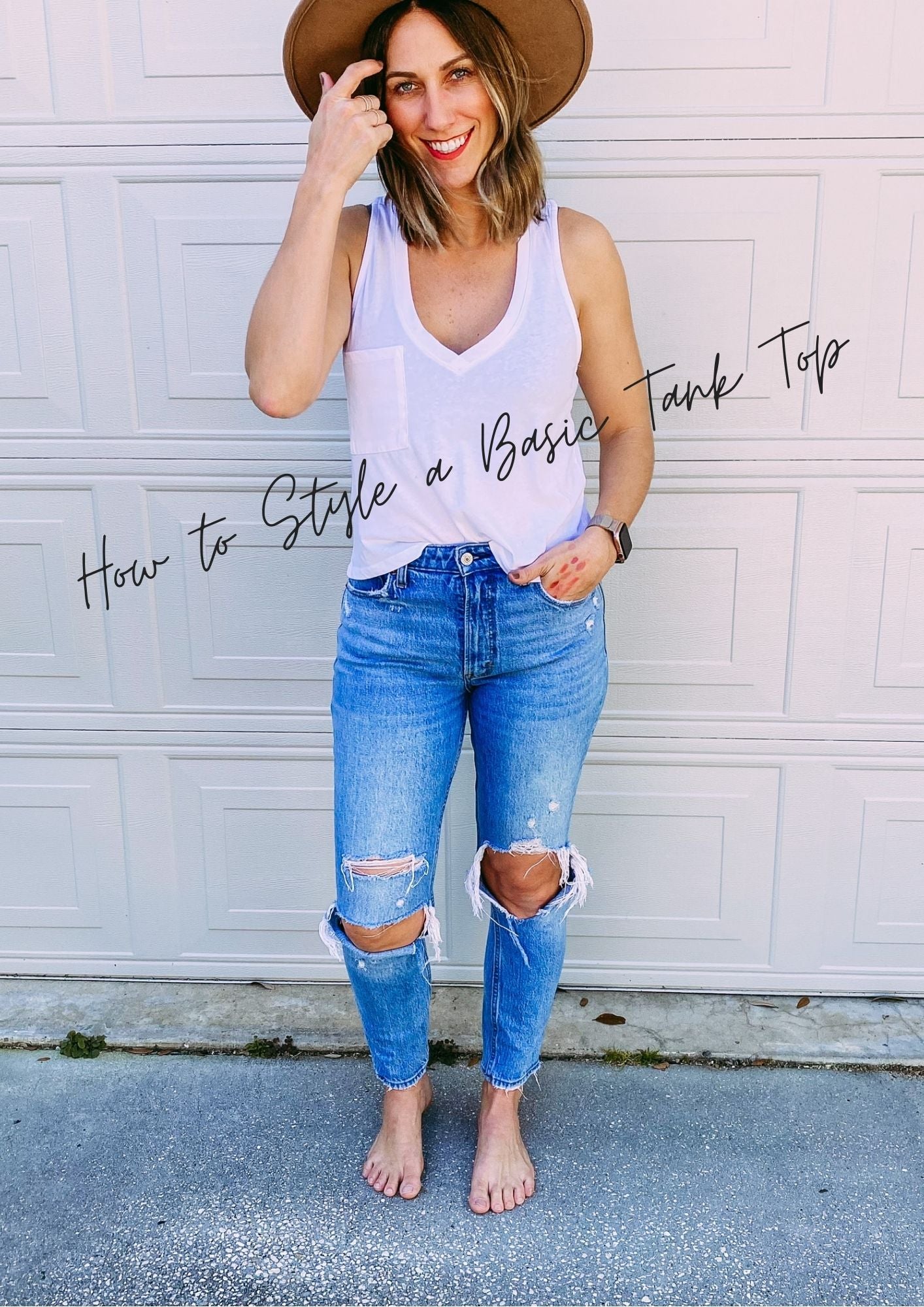 How to Style a Basic Tank Top