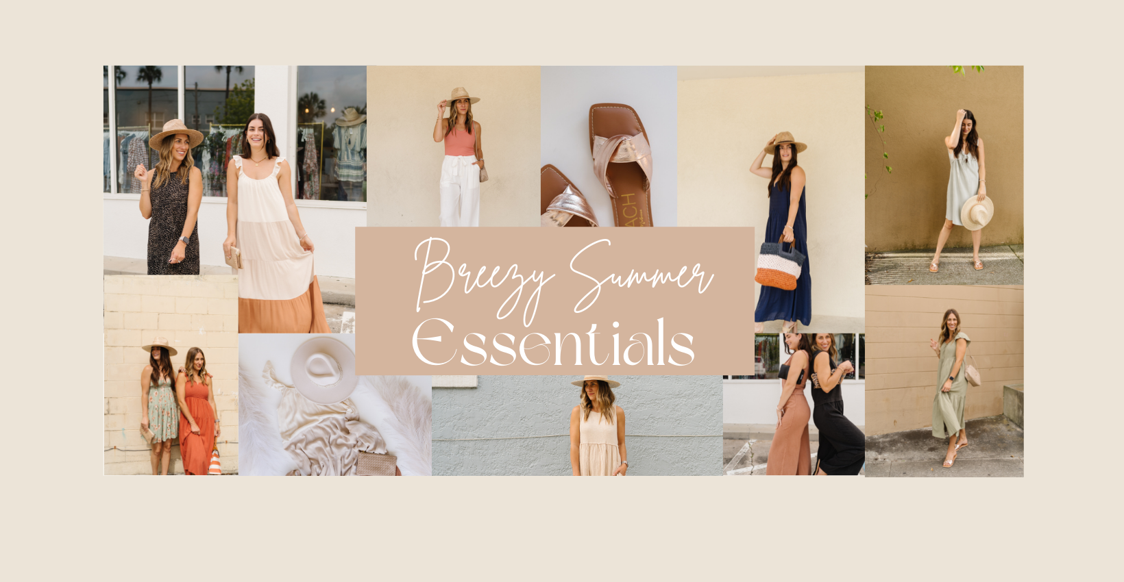 Warmer days are ahead of us and we want to keep you looking hot while staying cool! Flowey and lightweight styles are all we are wearing this season! 