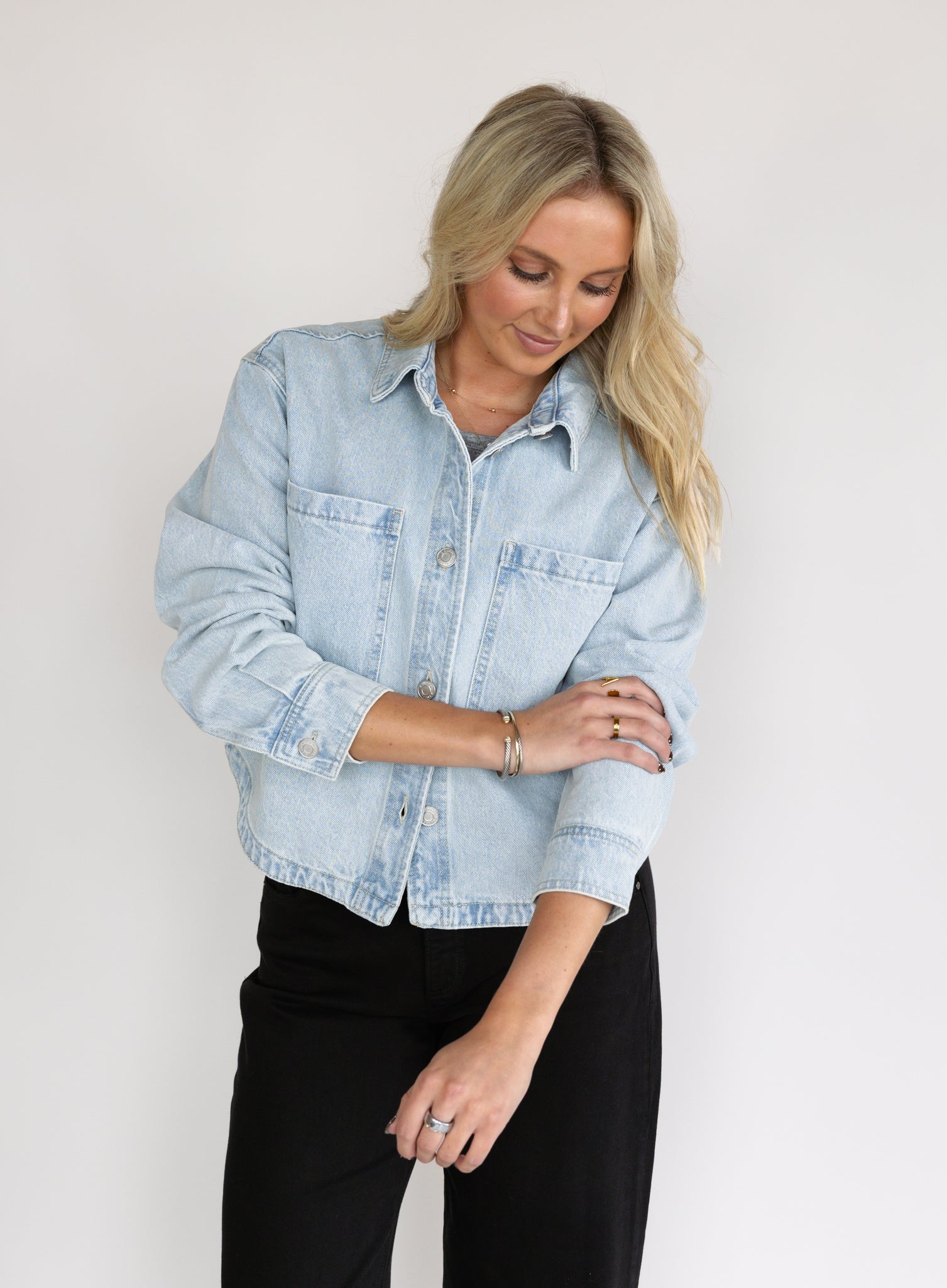 Z Supply: All Day Cropped Denim Jacket - Faded Indigo – Fig & Willow