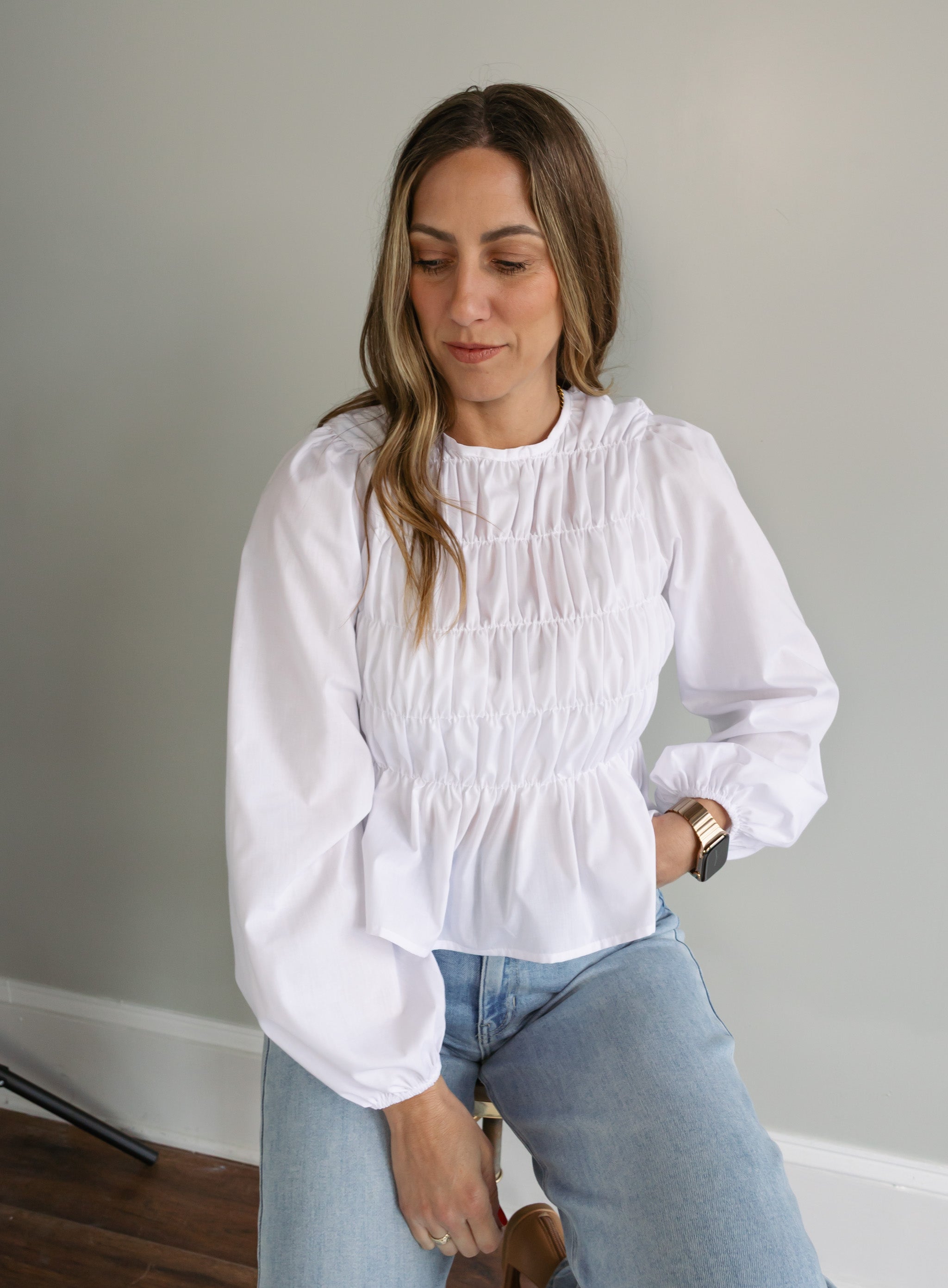 figs peplum top