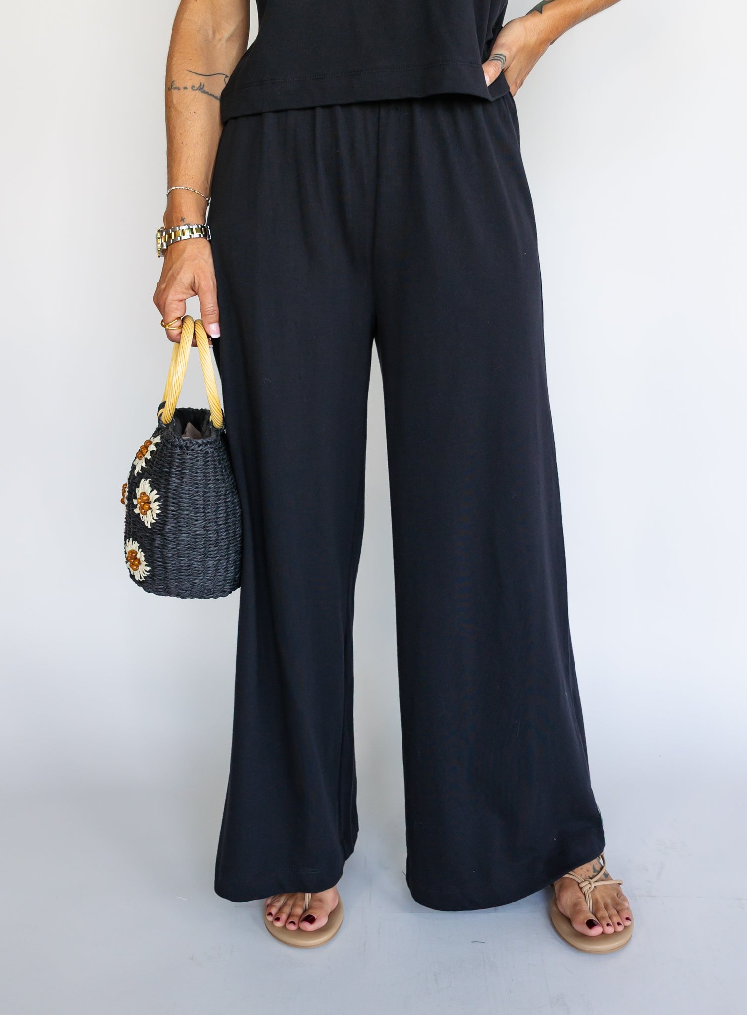 Z Supply: Scout Jersey Flare Pant - True Black – Fig & Willow