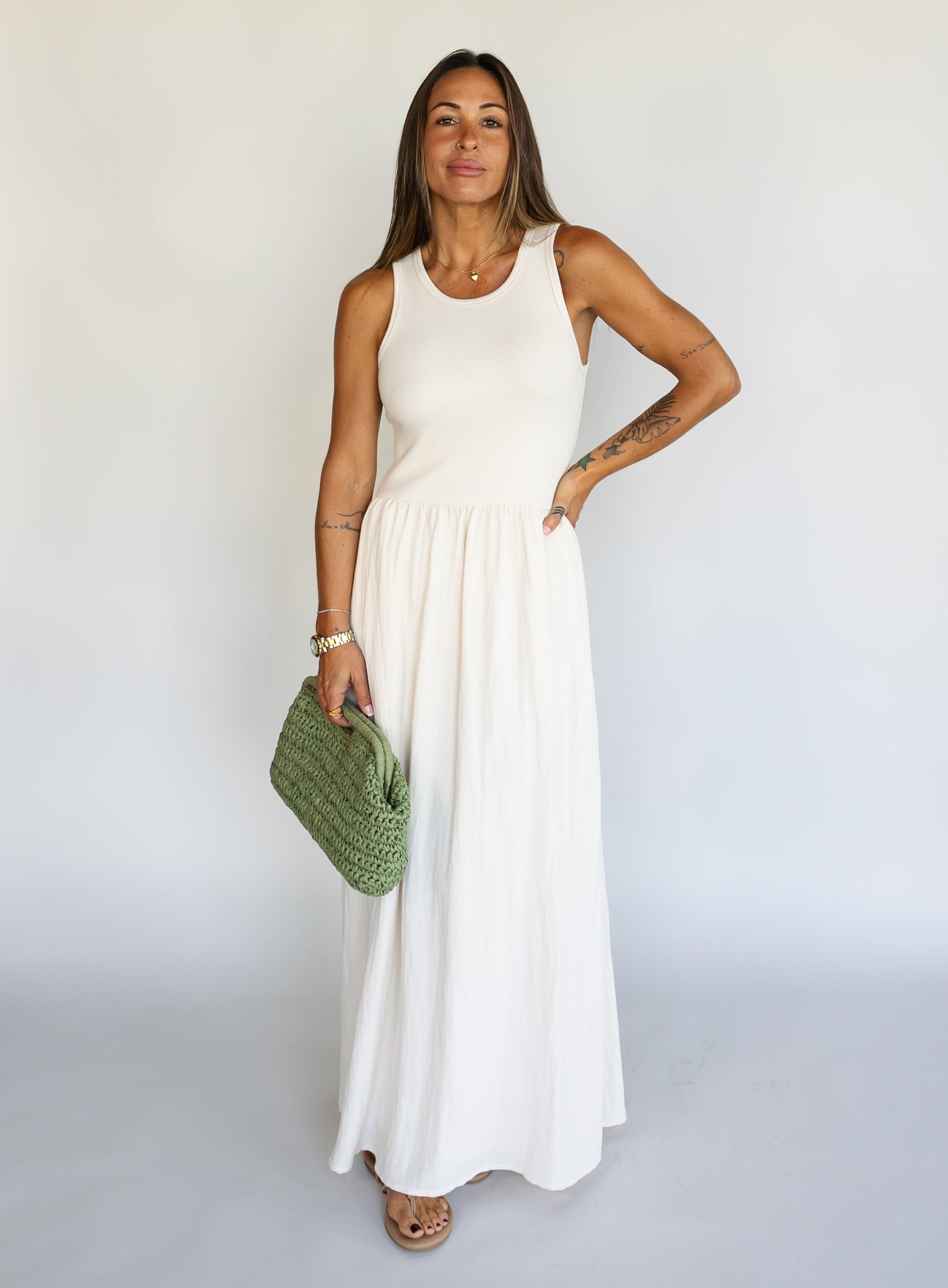 Z Supply: Charlotte Midi Dress - Crystal – Fig & Willow