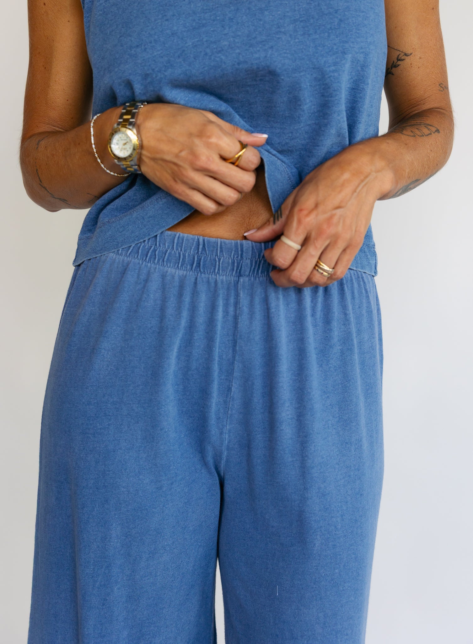 【GSP-73】BUSH PANTS Z Supply: Scout Jersey Denim Pant - Vintage Indigo – Fig