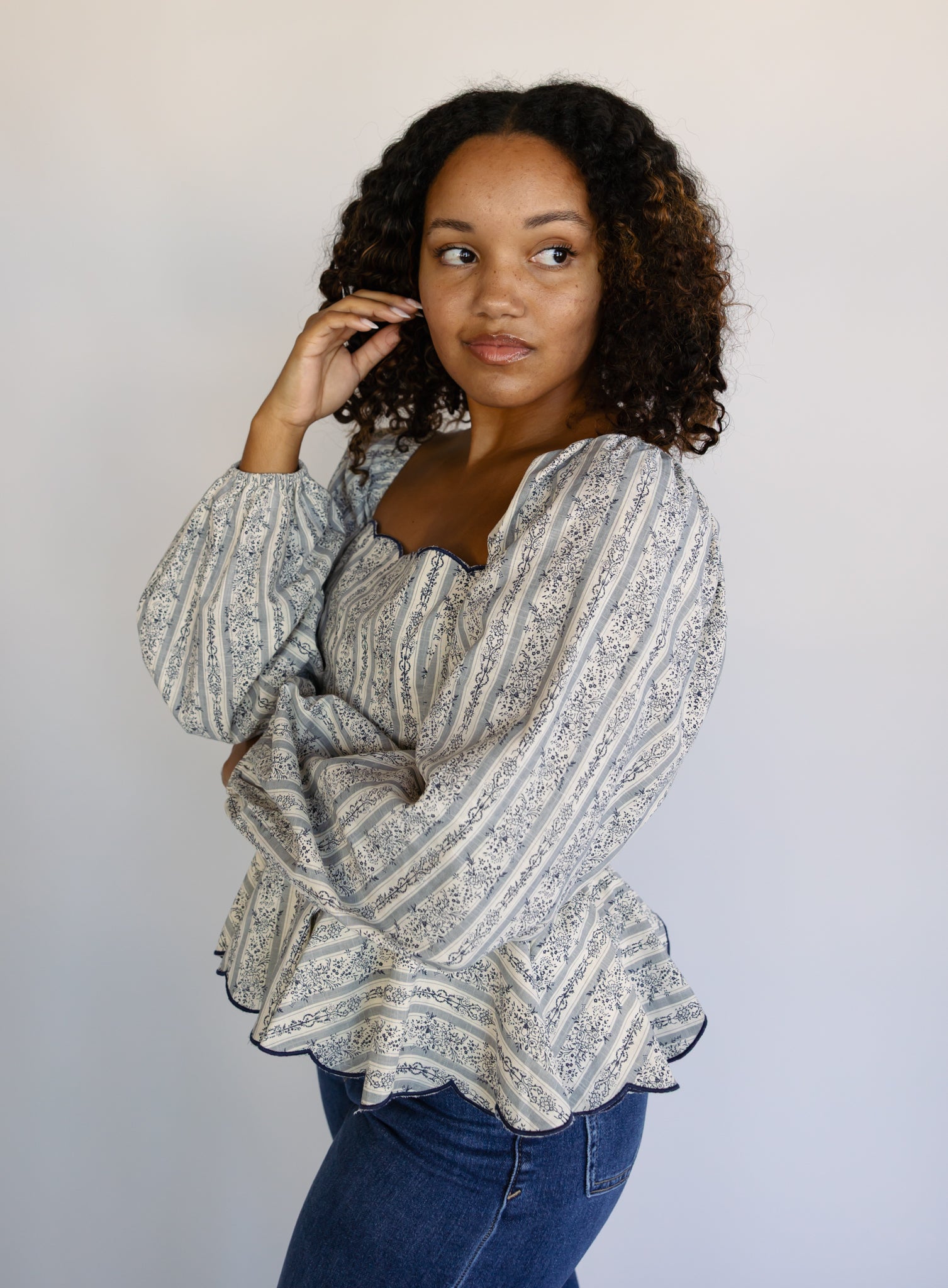 トップス andmary Willow line tops 正規品]andmary Willow line tops - メルカリ