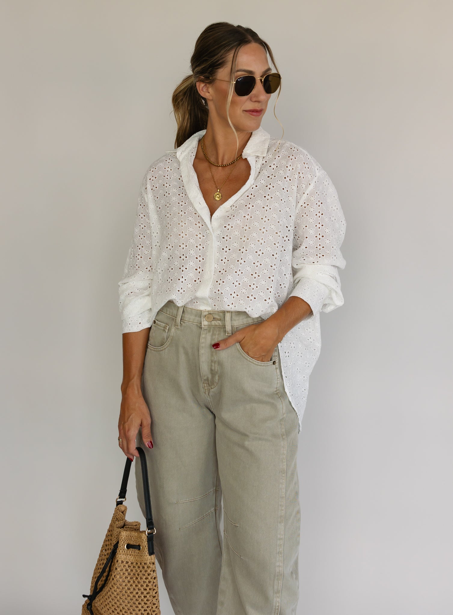 トップス andmary Willow line tops ivory TOPS – Fig & Willow