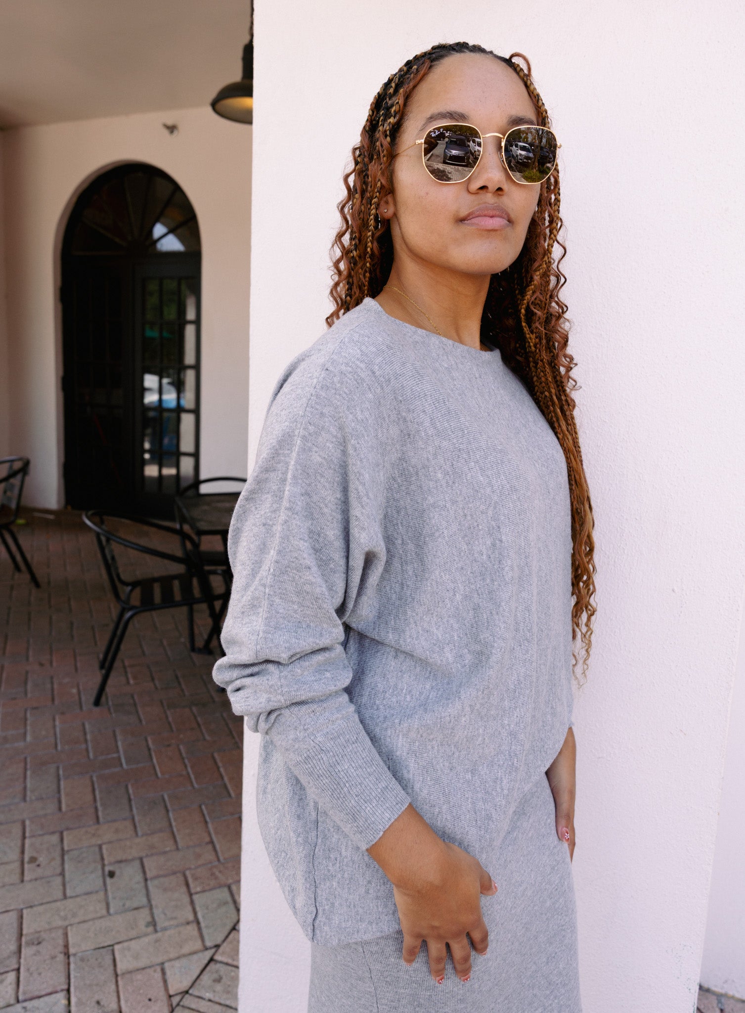 トップス andmary Willow line tops TOPS