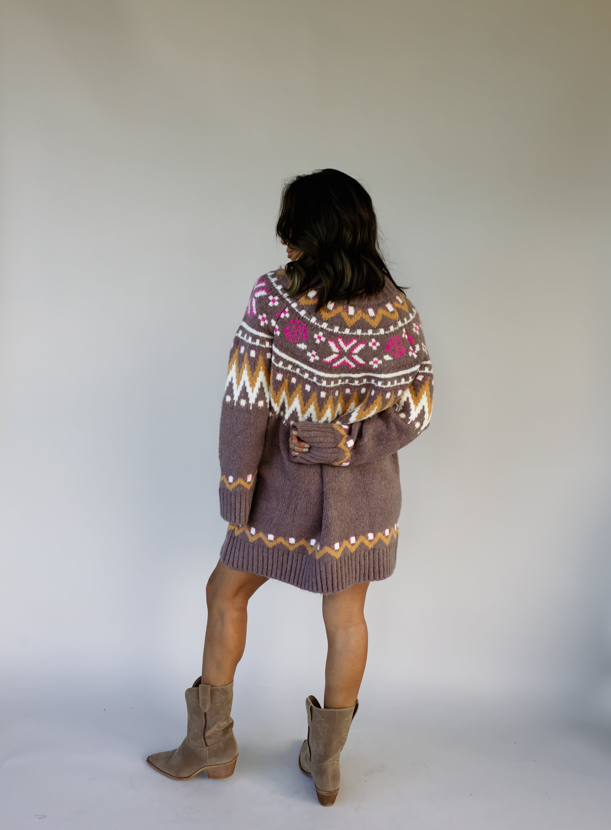 Fair Isle Sweater Dress