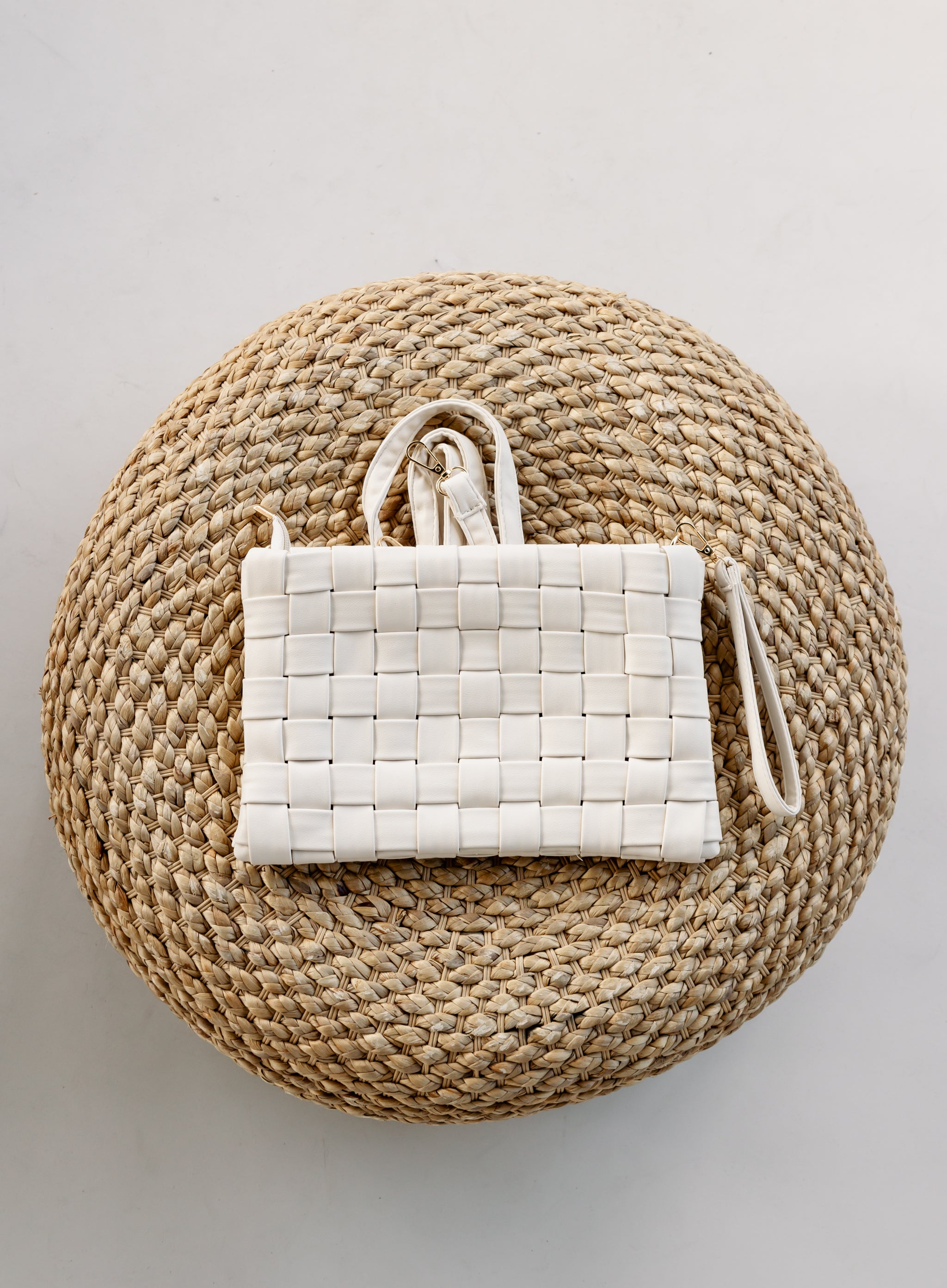 Basket weave bag hotsell